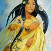 Cherokee Indian Woman Diamond Painting