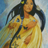 Cherokee Indian Woman Diamond Painting