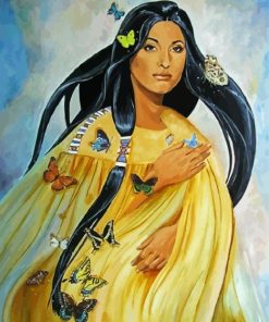 Cherokee Indian Woman Diamond Painting