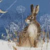 Christmas Hare Diamond Painting