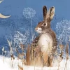 Christmas Hare Diamond Painting