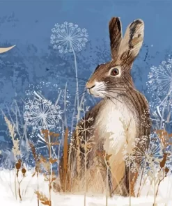 Christmas Hare Diamond Painting