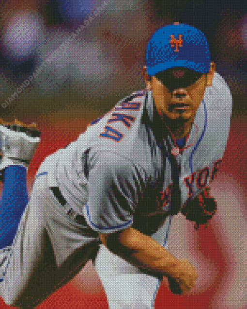 Daisuke Matsuzaka Baseballer Diamond Painting