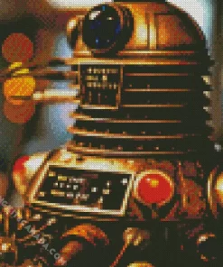 Dalek Robot Diamond Painting