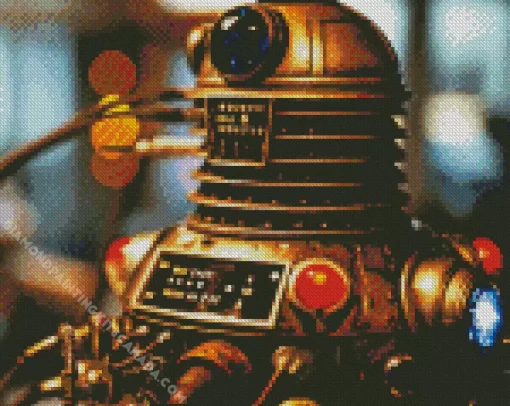 Dalek Robot Diamond Painting