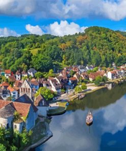 Dordogne Landscape Diamond Painting