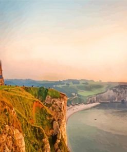 Etretat France English Channel Diamond Painting