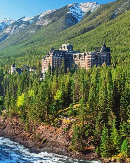 Fairmont Banff Chateau Diamond Painting