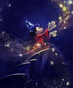 Fantasia Mickey Mouse Walt Disney Diamond Painting