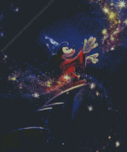 Fantasia Mickey Mouse Walt Disney Diamond Painting