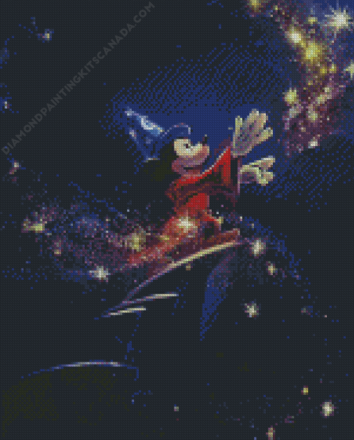 Fantasia Mickey Mouse Walt Disney Diamond Painting