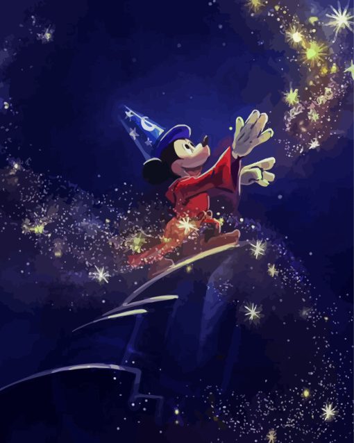 Fantasia Mickey Mouse Walt Disney Diamond Painting