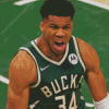 Giannis Antetokounmpo Diamond Painting