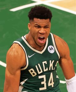 Giannis Antetokounmpo Diamond Painting