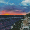 Grand Canyon North Rim At Sunset Diamond Painting