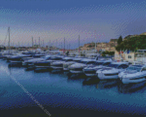 Harbour Malta Yachts Diamond Painting