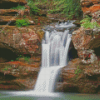 Hocking Hills State Park Waterfalls Diamond Painting