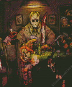 Horror Poker Players Diamond Painting