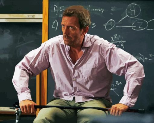 Hugh Laurie in Dr House Diamond Painting