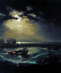 JMW Turner Fishermen at Sea Diamond Painting