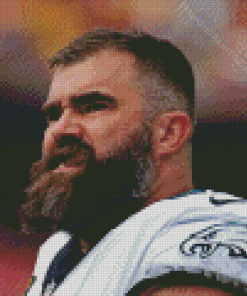 Jason Kelce Eagles Team Player Diamond Painting