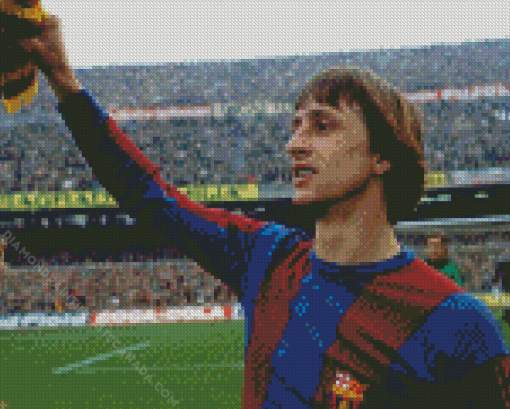 Johan Cruyff Footballer Diamond Painting