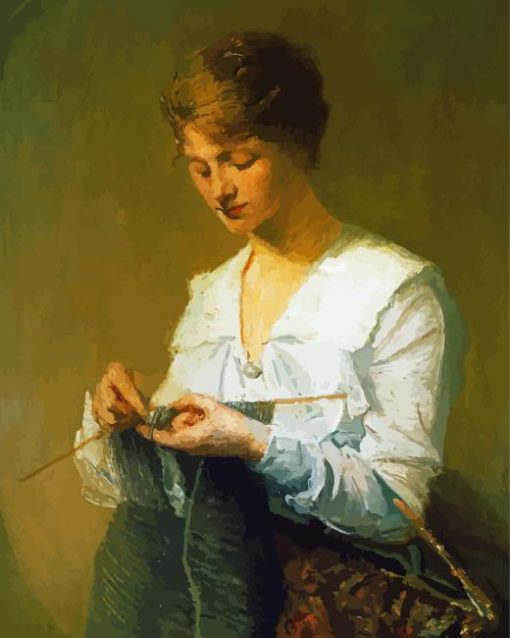 Knitting For Soldiers Diamond Painting