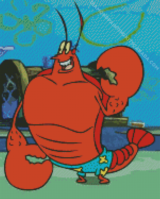 Larry The Lobster Diamond Painting