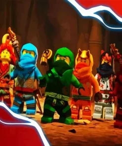 Lego Ninjago Animated Serie Diamond Painting