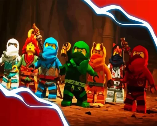 Lego Ninjago Animated Serie Diamond Painting