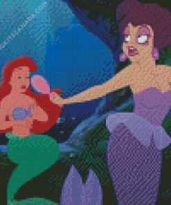 Little Mermaid Marina And Ariel Diamond Painting