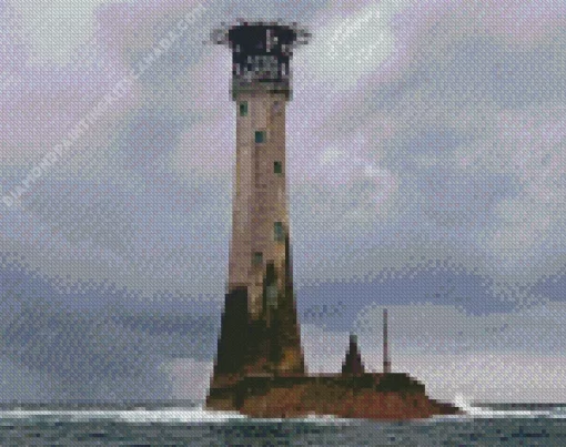 Longships Lighthouse Diamond Painting