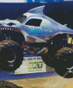 Megalodon Monster Truck Diamond Painting