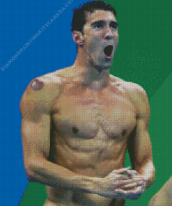 Michael Phelps Diamond Painting