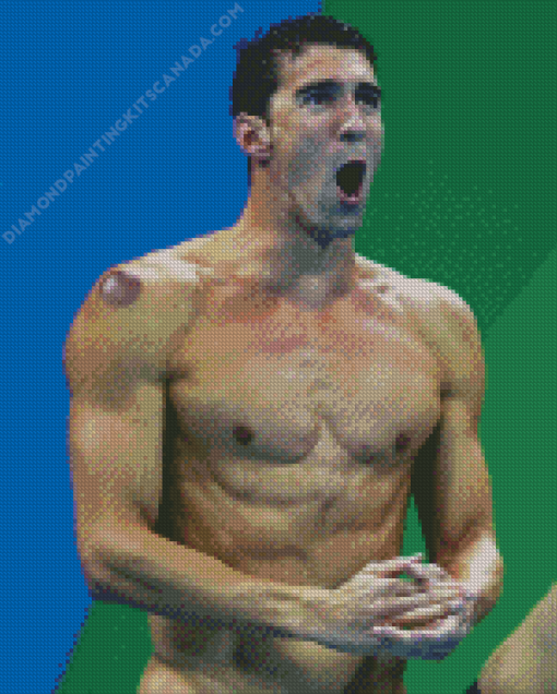 Michael Phelps Diamond Painting