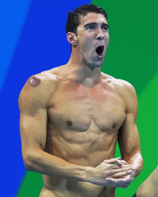 Michael Phelps Diamond Painting