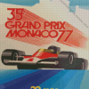 Monaco Grand Prix Racing Poster Diamond Painting