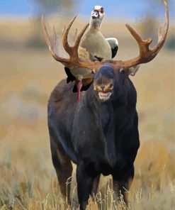 Moose and Goose Diamond Painting