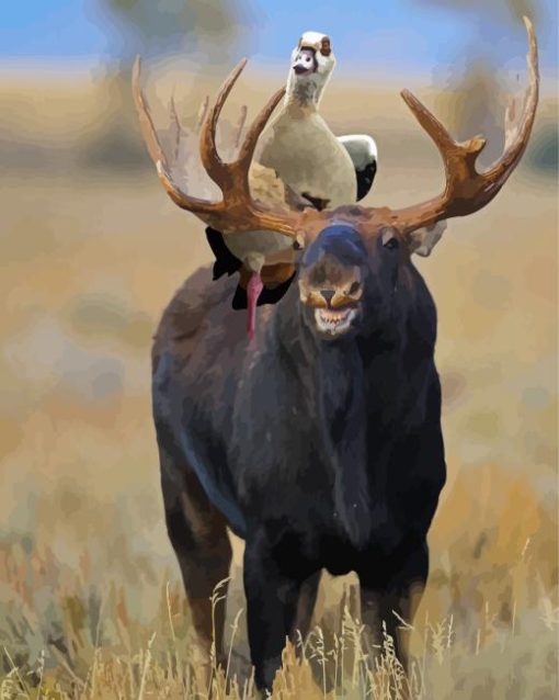 Moose and Goose Diamond Painting