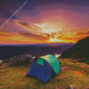 Mountain Campsite Diamond Painting