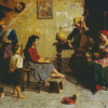 Musica Rustica by Eugenio Zampighi Diamond Painting