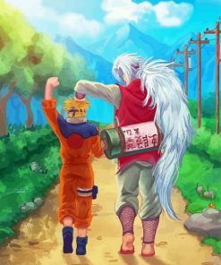 Naruto And Jiraiya Narutopedia Diamond Painting