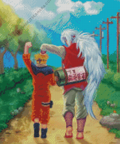 Naruto And Jiraiya Narutopedia Diamond Painting