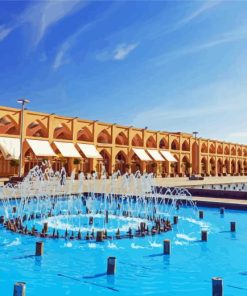 Old Square of Isfahan Diamond Painting