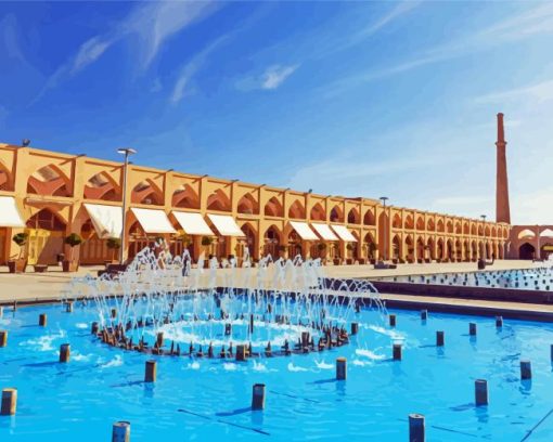 Old Square of Isfahan Diamond Painting