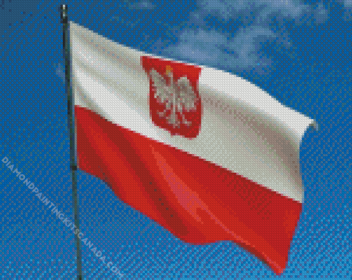 Poland Eagle Flag Diamond Painting