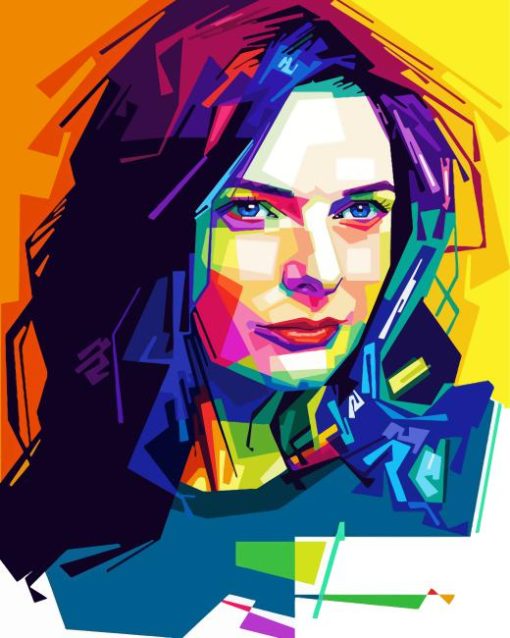 Pop Art Rebecca Ferguson Diamond Painting