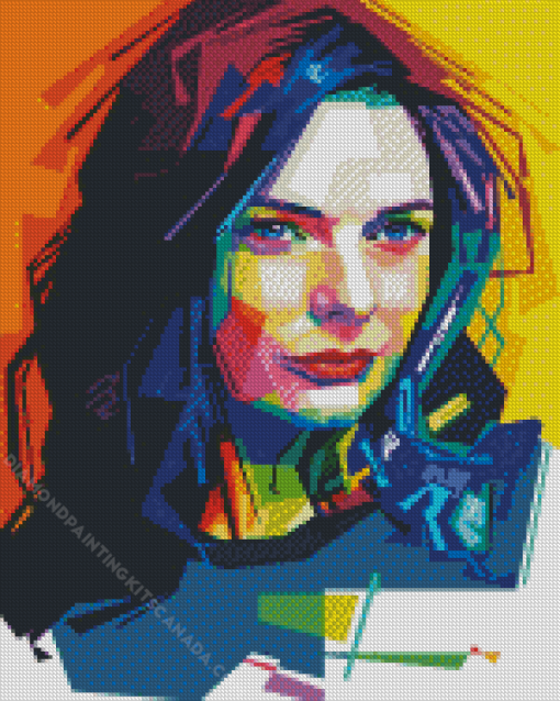 Pop Art Rebecca Ferguson Diamond Painting