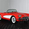 Red Corvette 58 Diamond Painting