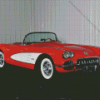 Red Corvette 58 Diamond Painting